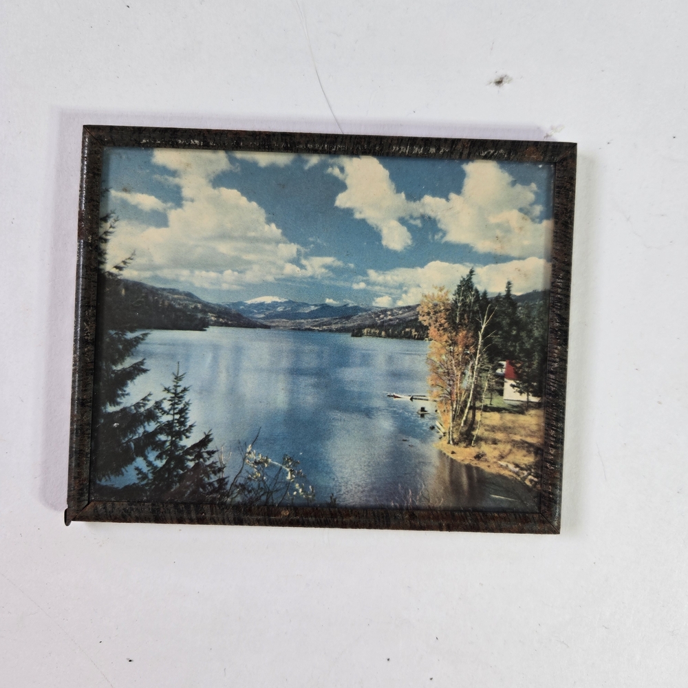 Scenic Lake View Framed Wall Art